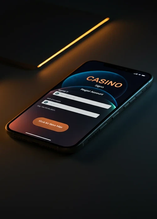 Page création compte Verde Casino avec vérification email